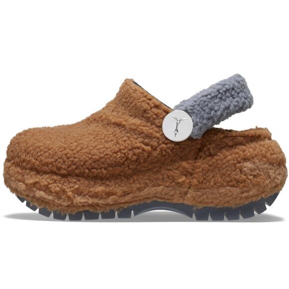 Crocs x Lil Nas X Mega Crush Rare Brown Sherpa Clogs Designer NEW Fast Ship main image 11